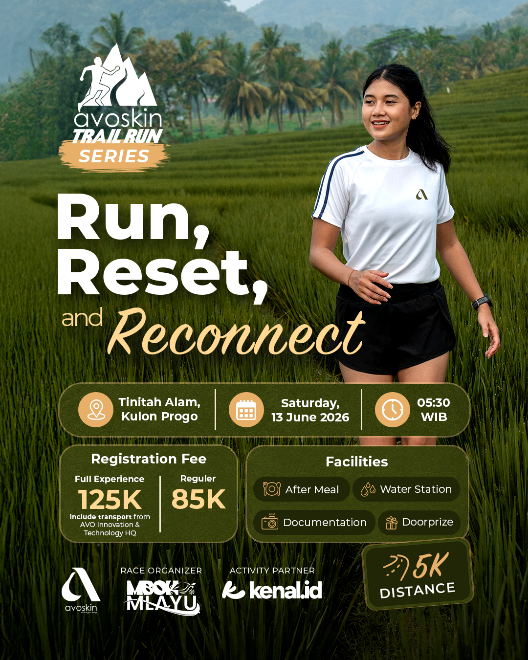 Avoskin Trail Run poster